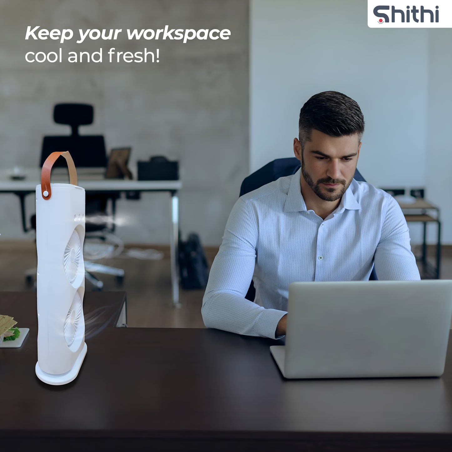 Mini Air Cooler Spray Fan with Mist Humidifier