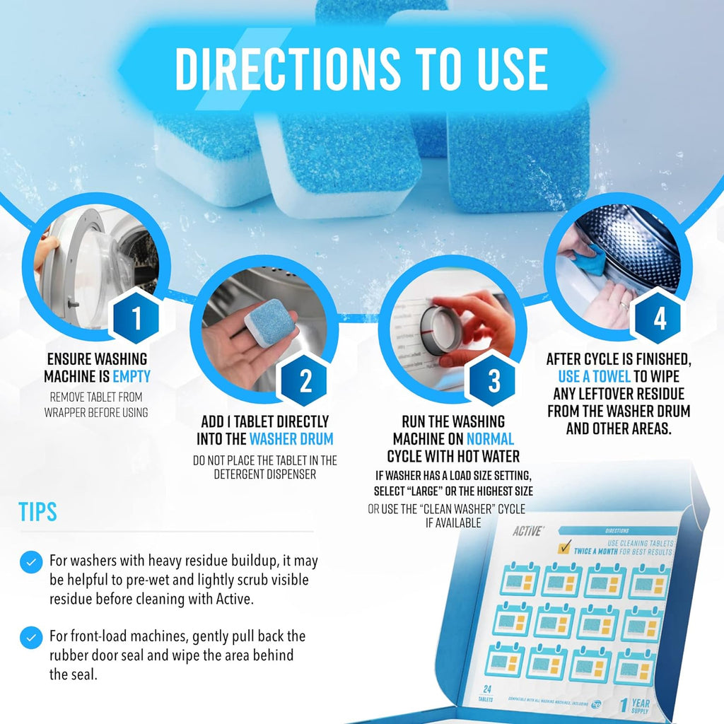 Washing Machine Cleaning Tablets