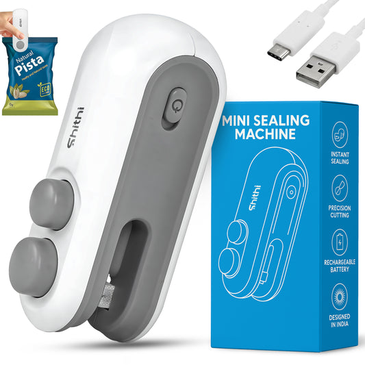 Portable Mini Sealer For Plastic Bags Sealing (Rechargeable)